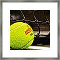 Practice - Tennis Ball By William Patrick And Sharon Cummings Framed Print