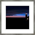 Pre Dawn Light Panorama At Quoddy Framed Print