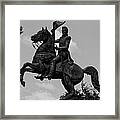 President Andrew Jackson Statue Framed Print