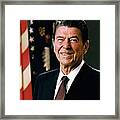 President Ronald Reagan Framed Print