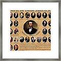 Presidents Of The United States Of America Framed Print