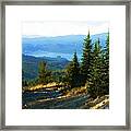 Priest Lake Trail Framed Print