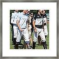 Prince Harry And Nacho Figueras Framed Print