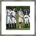 Prince Harry Delfina Belquier And Nacho Figueras Framed Print