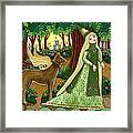 Princess And The Guardian Framed Print
