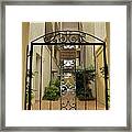 Private Entrance Framed Print