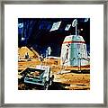 Proposed Mission To Mars In 1990s Framed Print