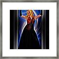 Protector Of The Portal Framed Print