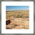 Puerco Pueblo Petrified Forest National Park Framed Print