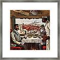 Pullman Compartment Cars Framed Print