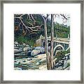 Pumpkin Hollow Bridge Framed Print