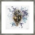 Punu Prosperity Mask Framed Print