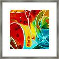 Pure Joy 1 - Abstract Art By Sharon Cummings Framed Print