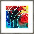 Pure Joy 2 - Abstract Art By Sharon Cummings Framed Print