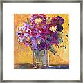 Purple Abstract Framed Print