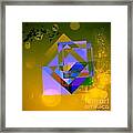 Purple Angles Framed Print