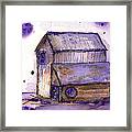 Purple Barn Art Framed Print