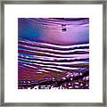 Purple Meterorite Framed Print