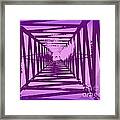 Purple Perspective Framed Print