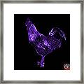 Purple Rooster 3186 F Framed Print