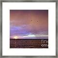 Purple Sky Framed Print