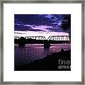 Purple Sunset Framed Print