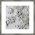 Putting Puzzle Pieces Together Framed Print