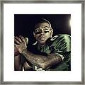 Quarterback Framed Print