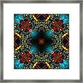 Quasar Kaleidoscope No 1 Framed Print