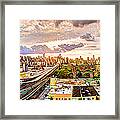 Queensboro Bridge Mega-panorama Framed Print