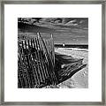 Quiet Moment At The Shore Framed Print