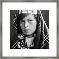 Quinault Indian Woman Circa 1913 Framed Print