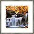 R. B. Ricketts Falls Under Fall's Golden Halo Framed Print