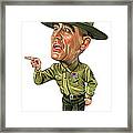 R. Lee Ermey As Gunnery Sergeant Hartman Framed Print