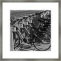 Rack Of Bicycles Nashville Framed Print