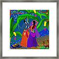 Radha Likes Rain Framed Print