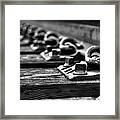 Railroad Tie Framed Print