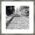 Railroad Tracks Framed Print