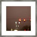 Rain Abstract 3 In Color Framed Print