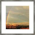 Rainbow Over Bryce Framed Print