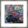 Rainbow Ribbons Framed Print