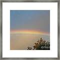 Rainbow Too Perfect To Touch Framed Print