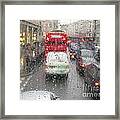 Rainy Day London Traffic Framed Print