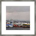 Rainy Manaus Harbor Framed Print