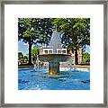 Randolph-macon College Fountain Framed Print