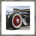 Rat Rod On Route 66 Panoramic Framed Print