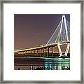 Ravenel Bridge - Charleston Framed Print