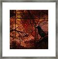 Ravens World Edited Framed Print