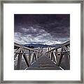 Ready To Dive Into The Storm Framed Print