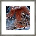 Rebel Warrior Framed Print